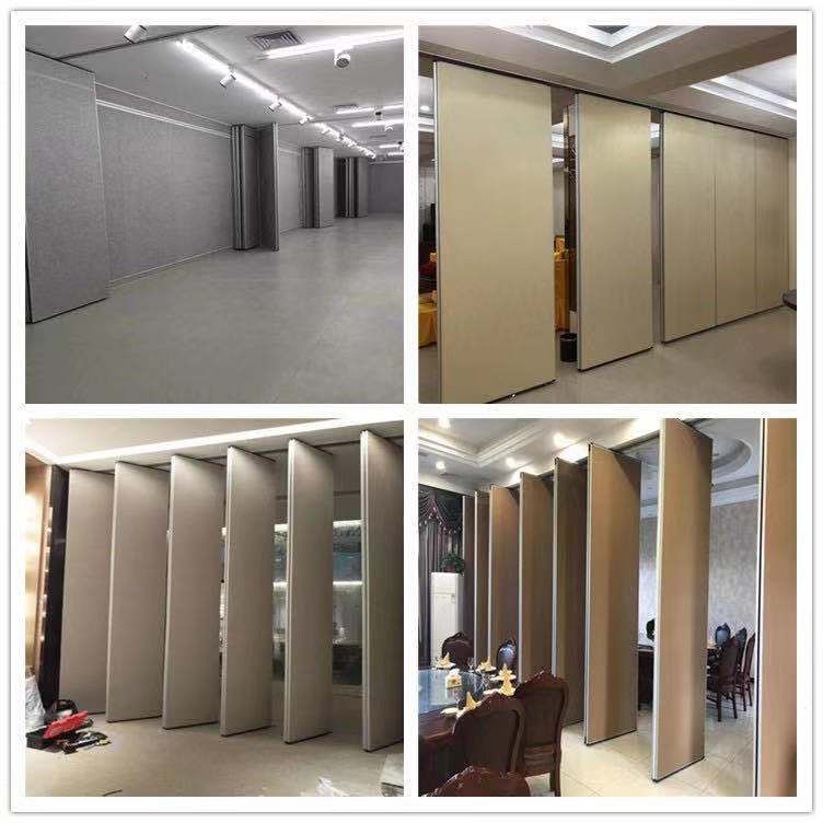 山東酒店活動(dòng)隔斷，吊軌道隔斷工程
